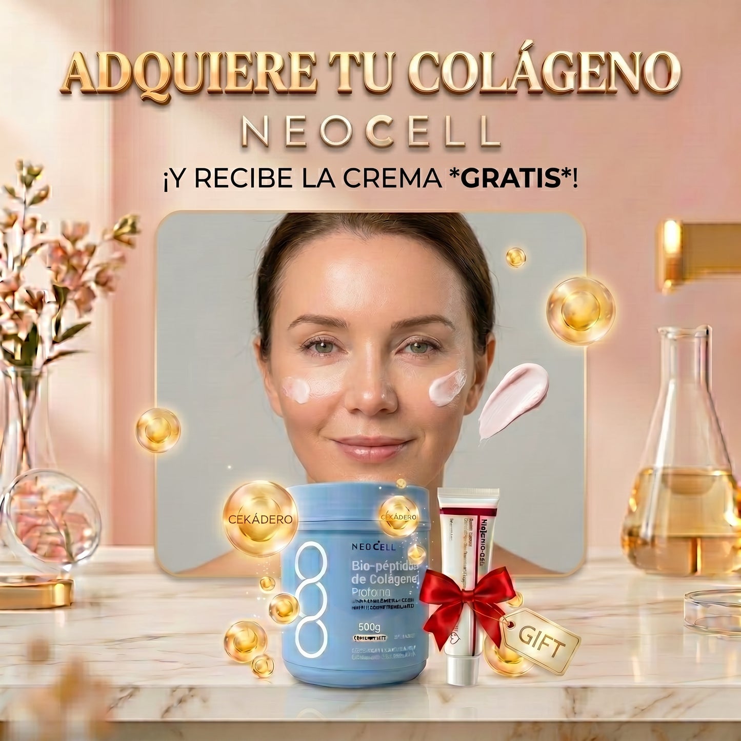 Neocell collagen + Madeca cream